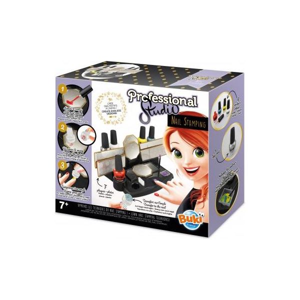 Buki Nail Studio Nail Stamping Set Per Bambini - Giocattolo Creativo-image