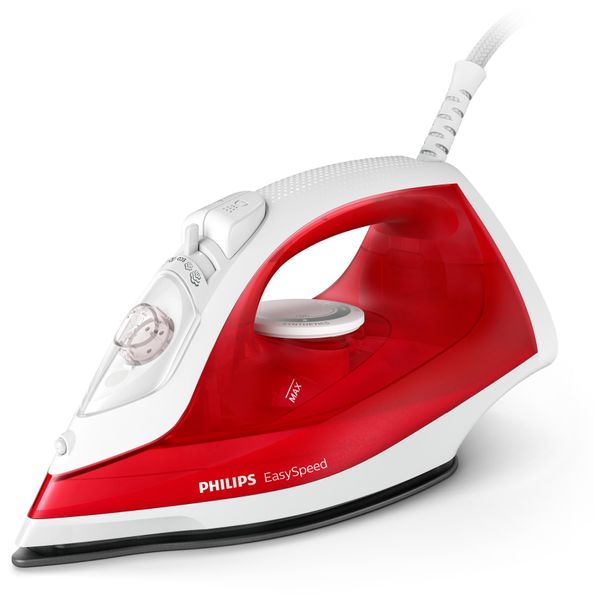 Philips Easyspeed GC1742/40, Ferro Da Stiro A Secco E A Vapore, Piastra Antiaderente, 1,9 M, 90 G/Min, Grigio, 25 G/Min-image