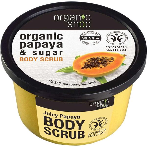 Organic Shop Scrub Corpo Biologico Alla Papaya E Allo Zucchero Con Fragranza Di Papaya Succosa 250Ml-image