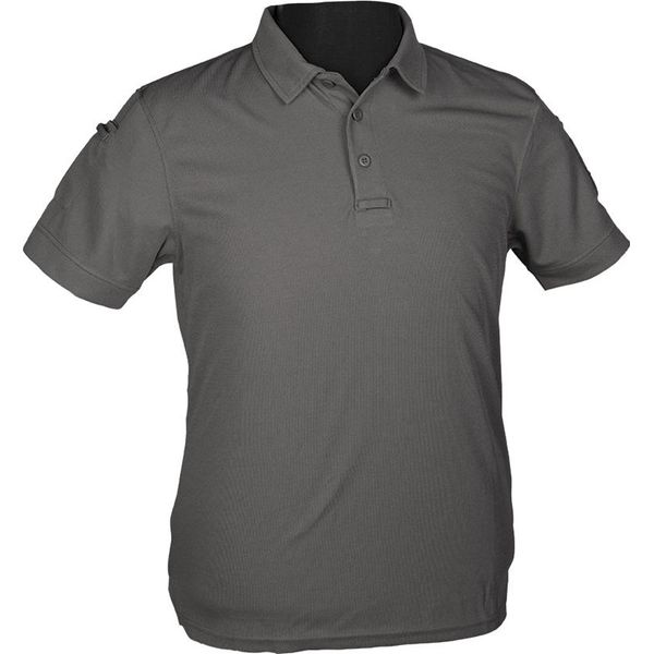 Poloshirt Tactical Quickdry Grigio Urbano : M-image