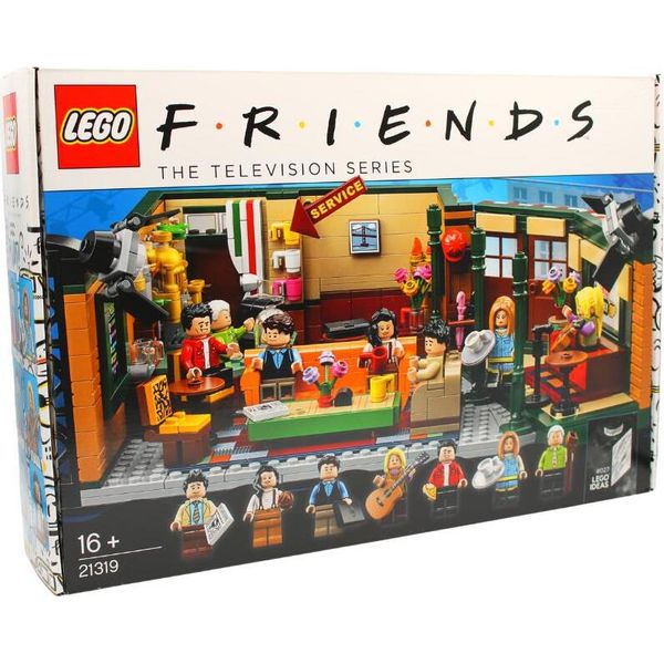 Lego 21319 Ideas Friends "Central Perk"" Café Per Adulti E Fan Della Serie Cult, Giocattolo Da Costruzione Con 7 Minifigure, Set Del 25° Anniversario"-image