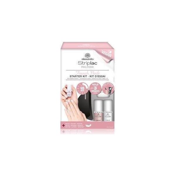 Alessandro Striplac Peel Or Soak French Nails Starter Set 1 Pz-image