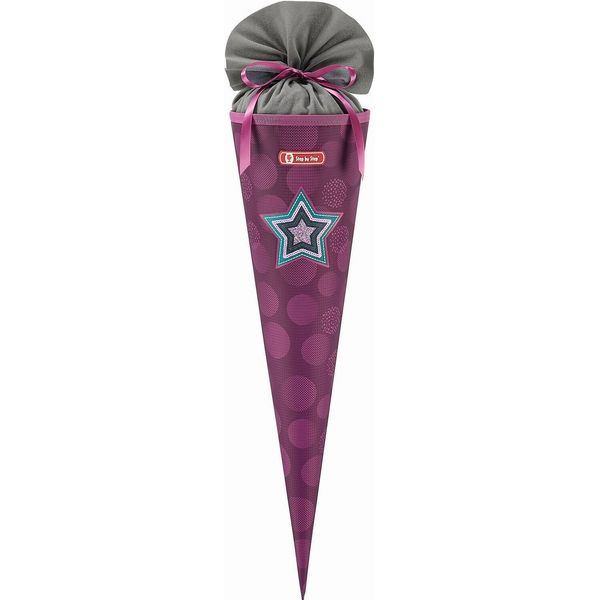 Step By Step Cono Della Scuola School Cone Glamour Star Porpora-image