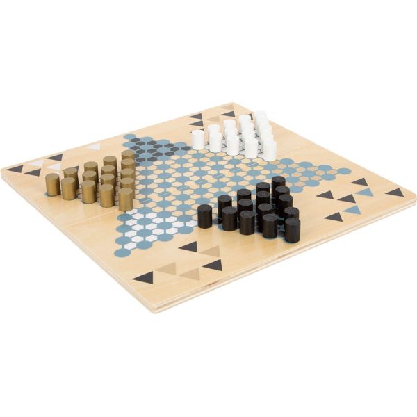 Small Foot - Gioco Da Tavolo In Legno Barricata E Halma 2In1-image