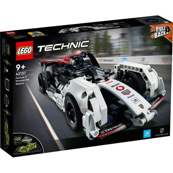 Lego 42137 Technic Formula E Porsche 99X Electric, Auto Da Corsa Per Bambini E Bambine, Kit Di Automodelli, Auto Giocattolo Con Motore Estraibile E App Ar-image