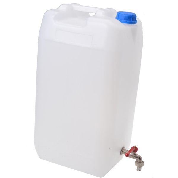 Aqbau® Serbatoio In Plastica Per Acqua Potabile Con Rubinetto In Ottone 30L-image