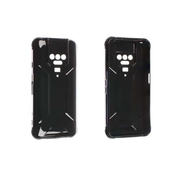 Caseroxx Cover Protettiva In Tpu Compatibile Con Cubot Kingkong Power, Custodia In Gomma Per Cellulare Nera-image