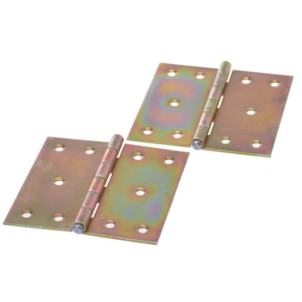 Aqbau® Cerniere Arrotolate 100 X 100 Mm Mezza Larghezza Cerniere Per Mobili Cerniera Per Casse 2 Pezzi-image