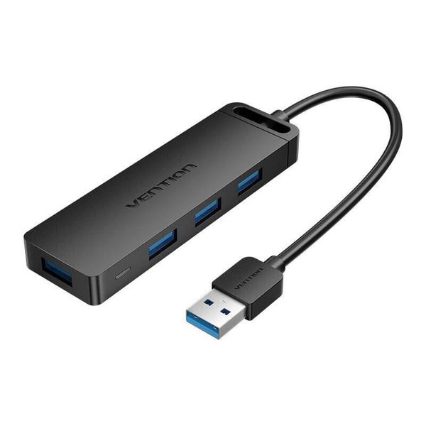 Usb 3.0 4-Port Hub Vention Chlbf 1M, Black-image