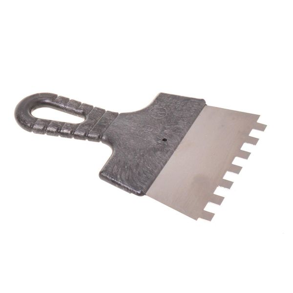 Aqbau® Spatola Dentata Spatola Adesiva Spatola Larga Spatola In Acciaio Inox 150 Mm 10X10-image