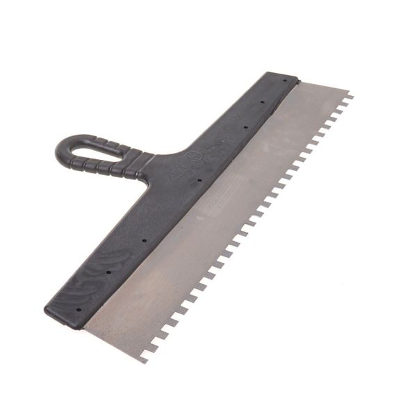 Aqbau® Spatola Dentata Spatola Per Adesivo Spatola Larga Spatola In Acciaio Inox 450 Mm 8X8-image