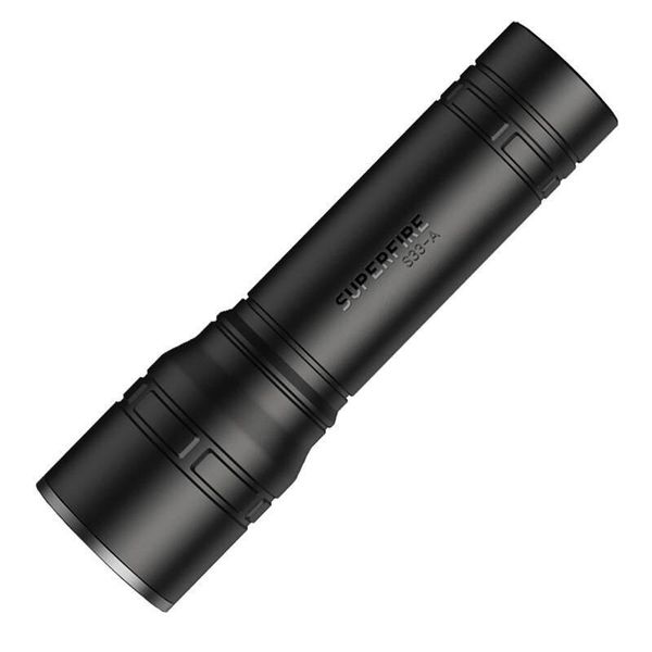 Superfire S33-A Flashlight, Usb, Black, 4 Modes-image