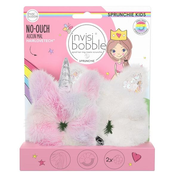 Invisibobble Kids Sprunchie Elastici Per Capelli Unicorno E Coniglietto, 2 Pezzi-image