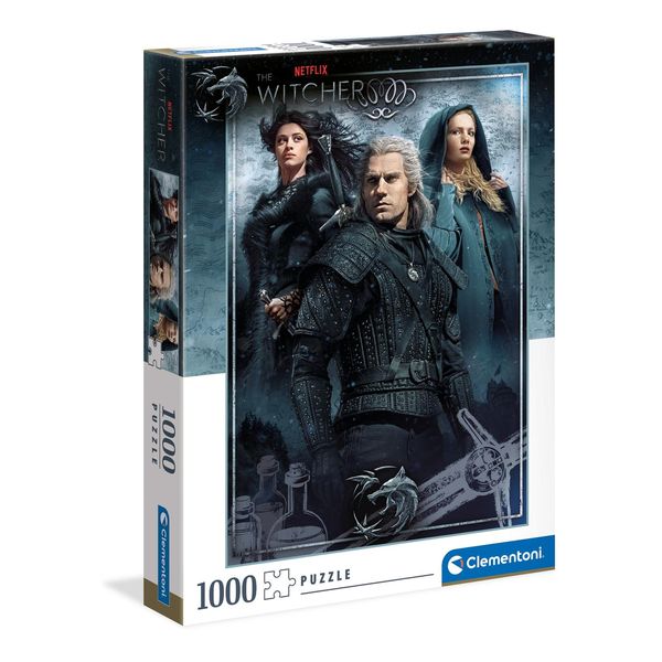 Clementoni 39592 - Puzzle Da 1000 Pezzi - The Witcher, Netflix-image