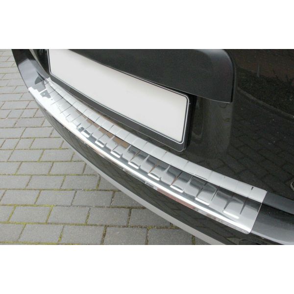 Protezione Paraurti In Acciaio Inox Lucido Per Dacia Duster I, 2010-2017 | Con Smussatura-image