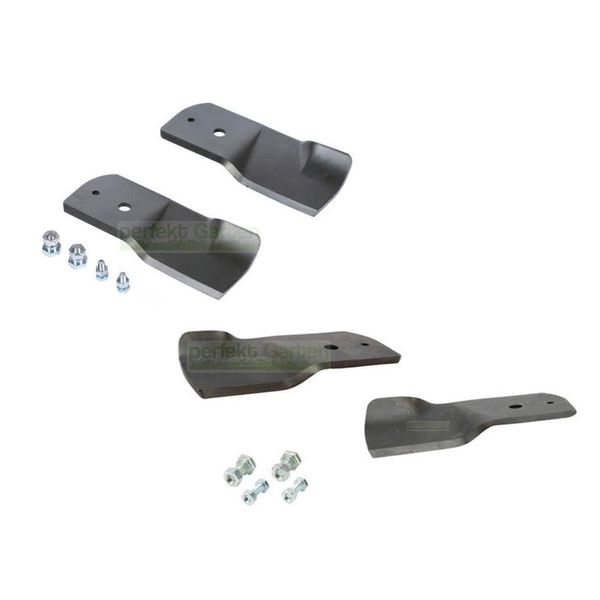 4 Lame Da 17 Cm Per Stiga Park 107M, Villa 92M 107M (2 X Destra + 2 X Sinistra)-image