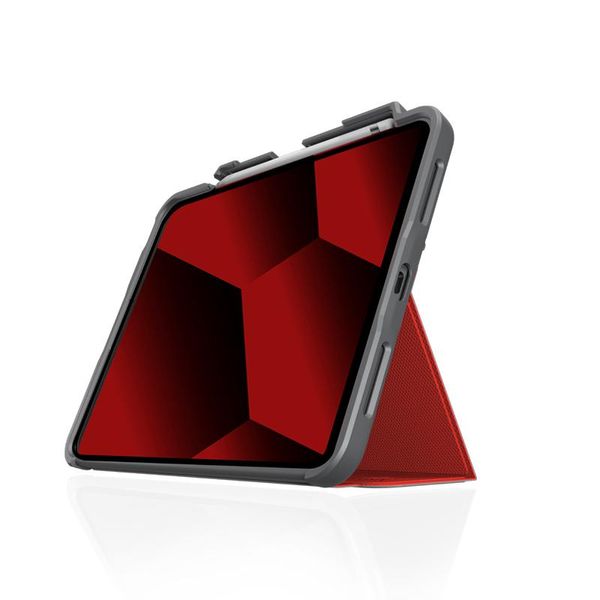 Stm Dux Plus - Custodia Blindata Per Ipad 10,9" (2022) MIL-STD-810G Con Ricarica Apple Pencil (Rosso)"-image