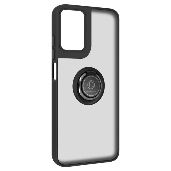 Avizar, Custodia Per Cellulare Con Supporto Per Anello Motorola Moto G24 / G04, Nero-image