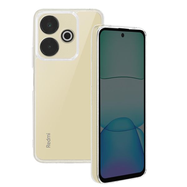 Avizar, Custodia Protettiva Ultrasottile Per Xiaomi Redmi 13, Telaio In Silicone, Trasparente-image