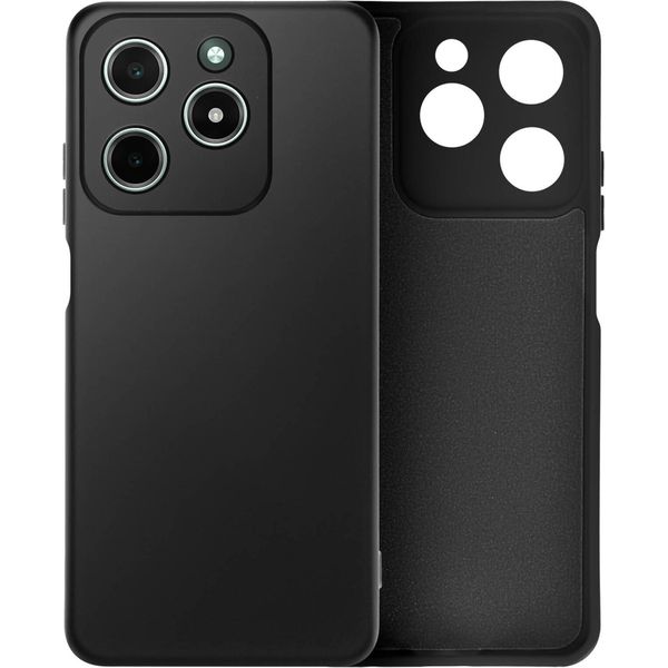 Avizar, Custodia Per Cellulare In Silicone Semirigido Per Realme C61, Nero-image