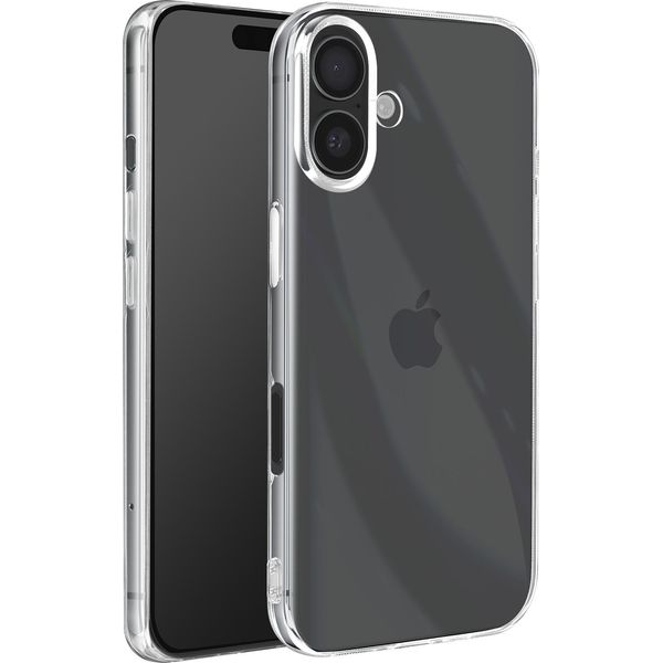Avizar, Custodia Protettiva Per Apple Iphone 16 In Silicone Ultrasottile, Trasparente-image