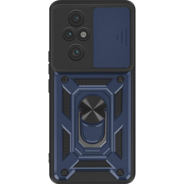 Mayaxess, Cover Protettiva Per Honor 200 Pro, Cover Per Fotocamera Con Supporto Ad Anello, Blu Scuro-image