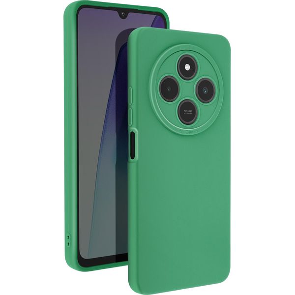 Avizar, Custodia In Silicone Softglow Per Xiaomi Redmi 14C, Fotocamera Protetta, Verde-image