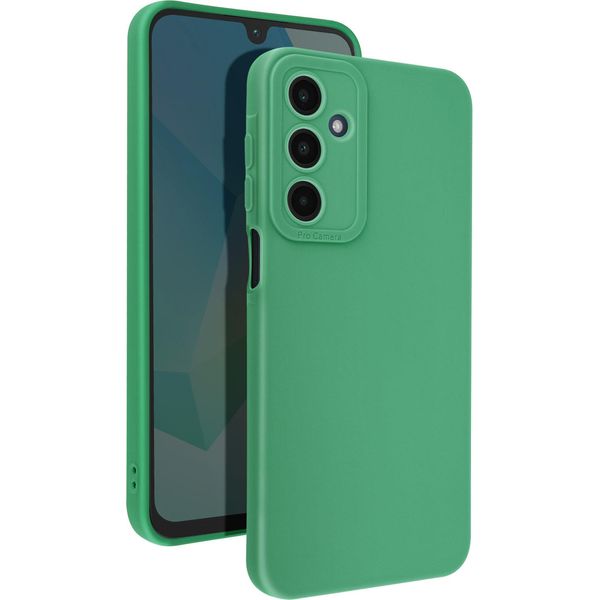 Avizar, Custodia In Silicone Softglow Per Samsung Galaxy A16, Fotocamera Protetta, Verde-image