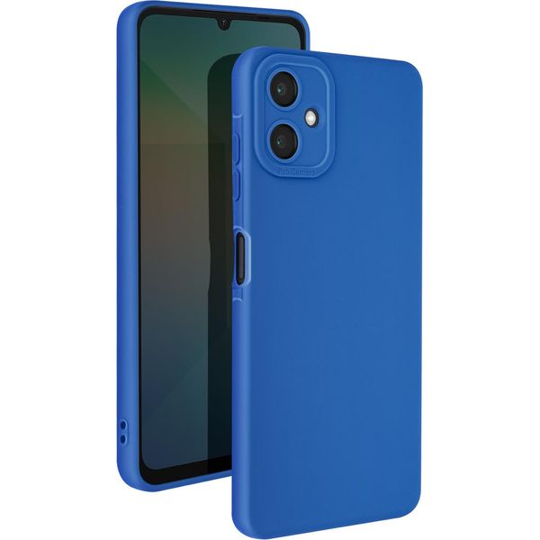 Avizar, Custodia In Silicone Softglow Per Samsung Galaxy A06, Fotocamera Protetta, Blu-image