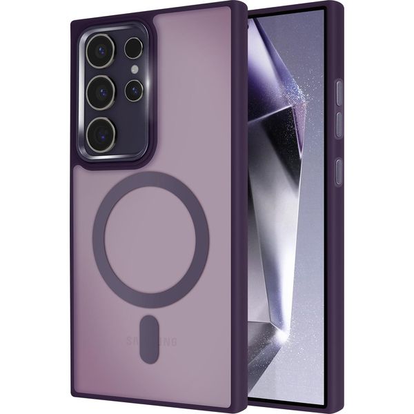 Avizar, Custodia Magsafe Per Samsung Galaxy S24 Ultra Frost Colour, Viola-image