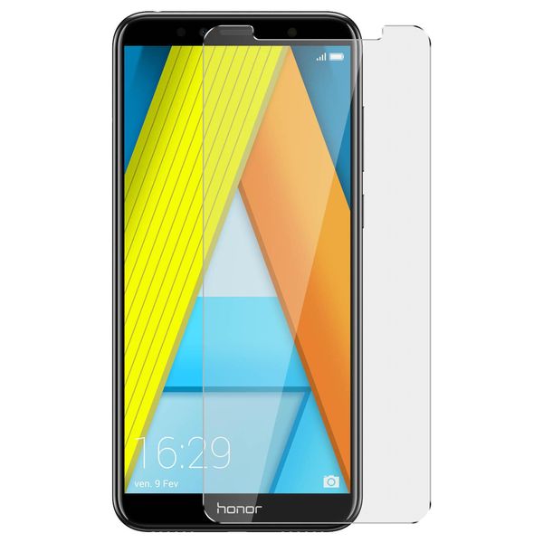 Avizar, Protezione Dello Schermo In Vetro 9H Honor 7A/Huawei Y6 2018 Infrangibile, Trasparente-image