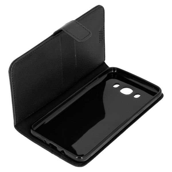 Avizar, Custodia Protettiva Flip Con Funzione Stand Per Samsung Galaxy J7 2016, Nero-image