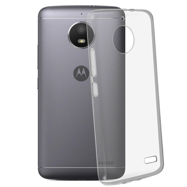 Avizar, Motorola Moto E4 Custodia Protettiva In Silicone Ultrasottile (0,30 Mm), Trasparente-image