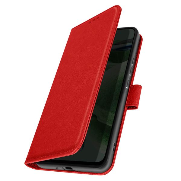 Avizar, Custodia In Ecopelle Con Funzione Di Supporto Per Samsung S9 Plus, Rosso-image
