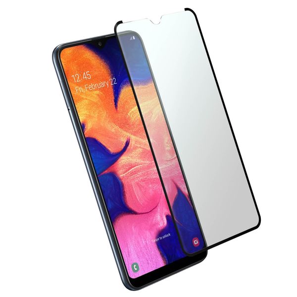 Pellicola Protettiva In Vetro Antigraffio Di Durezza 9H Per Samsung Galaxy A10 - Nero-image
