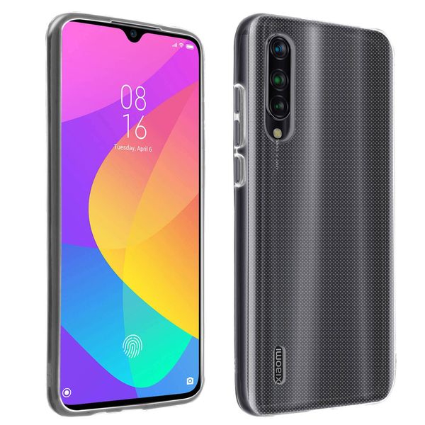 Avizar, Custodia In Gel, Cover Posteriore Per Xiaomi Mi 9 Lite, Custodia Smerigliata, Trasparente-image