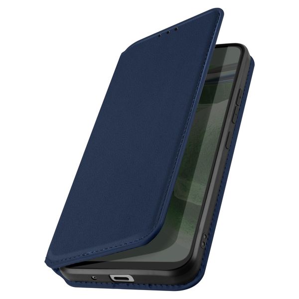 Avizar, Custodia In Pelle Finta Classic Edition Xiaomi Mi A3, Blu Scuro-image