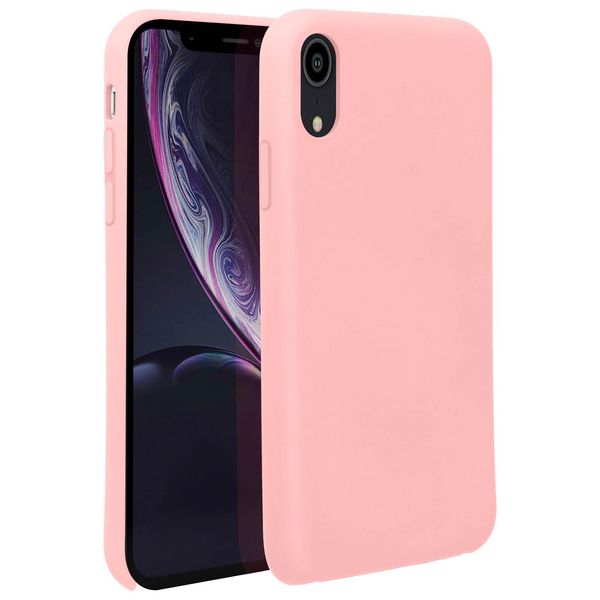 Custodia Semirigida In Silicone Per Cellulare Apple Iphone Xr, Soft Touch - Rosa-image