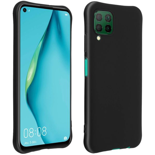 Avizar, Custodia In Silicone Flessibile Per Huawei P40 Lite, Antiurto, Nero-image