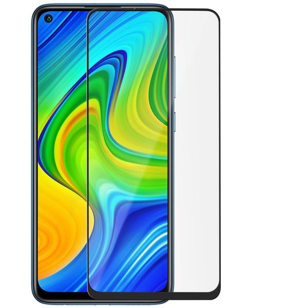 Protezione Dello Schermo In Vetro Premium Per Xiaomi Redmi Note 9 - Bordo Nero-image