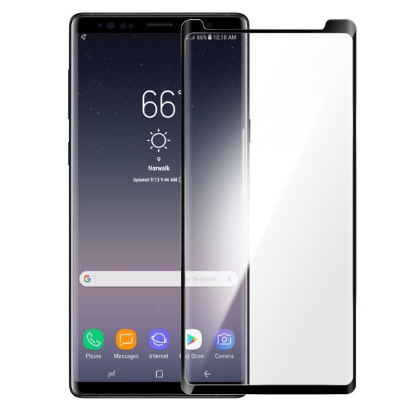 Protezione Dello Schermo In Vetro Premium Per Samsung Galaxy Note 9 - Bordo Nero-image