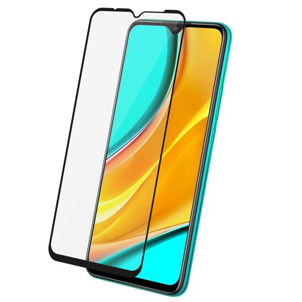 Pellicola Protettiva Di Durezza 9H Per Xiaomi Redmi 9 - Bordo Nero-image