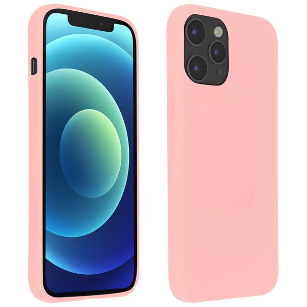 Custodia Semirigida In Silicone Per Cellulare Apple Iphone 12 / 12 Pro, Soft Touch - Rosa-image