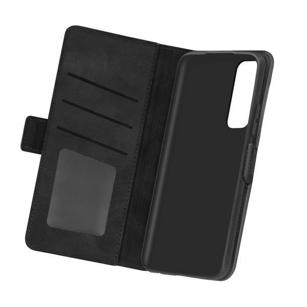 Avizar, Honor 10X Lite Vintage Flip Cover Con Portafoglio E Funzione Stand, Nero-image