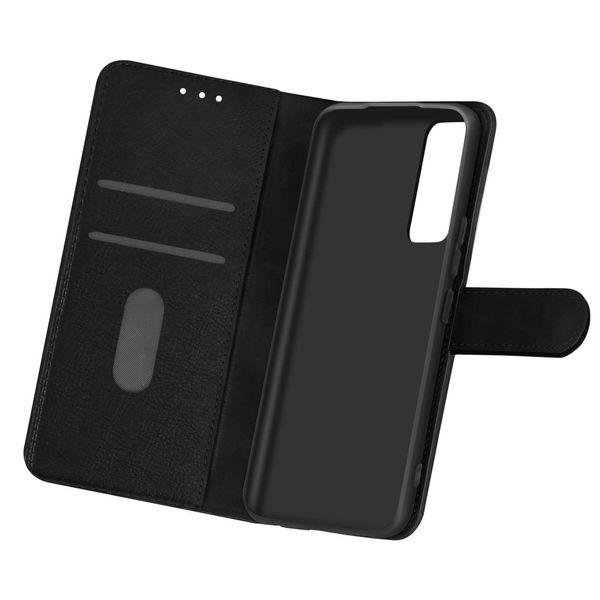 Avizar, Flip Cover Portafoglio, Custodia In Ecopelle Per Samsung Galaxy A02S, Nero-image