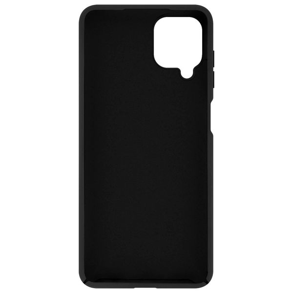Avizar, Custodia Semirigida In Silicone Per Samsung Galaxy A12, Soft Touch, Nero-image