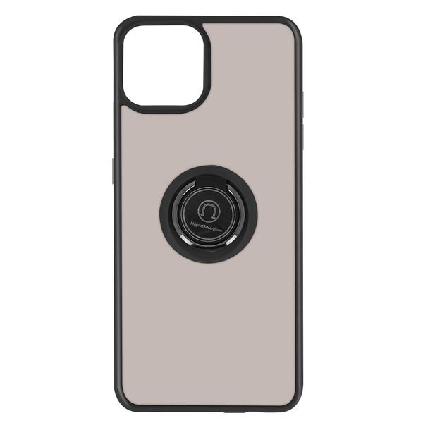 Avizar, Custodia Ibrida Per Cellulare Con Supporto Ad Anello Per Apple Iphone 13 Pro Max, Nero-image
