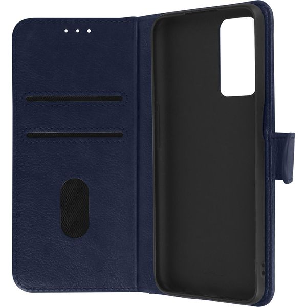 Avizar, Custodia In Pelle Finta Con Funzione Di Supporto Per Oppo A16 / A16S, Blu Scuro-image