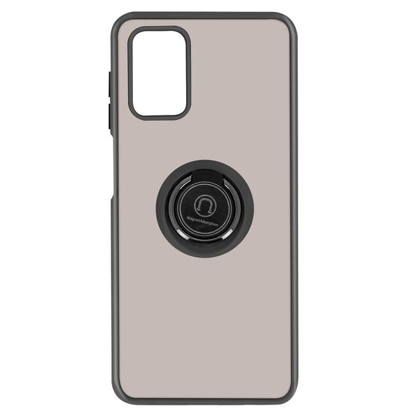 Avizar, Custodia Ibrida Per Cellulare Con Supporto Ad Anello Per Samsung Galaxy A03S, Nero-image