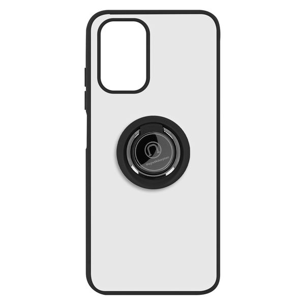 Avizar, Custodia Ibrida Per Cellulare Con Supporto Ad Anello Xiaomi Redmi Note 10 / Note 10S, Nero-image